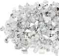 Stanbroil 10-Pound Fire Glass - 1/2 inch Reflective Tempered Fire Glass for Fireplace Fire Pit, Platinum Reflective