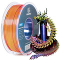 Geeetech 3D Printer Silk PLA Tri-Color Filament, Metal-Like Shiny Silk Filament 1.75mm 1kg (2.2lbs) Spool, Dimensional Accuracy +/- 0.02 mm, Tri-Color Red Yellow Blue
