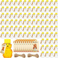 96 Sets 2 oz Plastic Honey Bear Bottle Bear Shape Clear Empty Honey Jar 96 Tags 2 Rolls Jute Rope Honey Containers Empty Honey Dispenser for Baby Shower Party Favors Gifts (Yellow Lid)