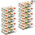 80 Pack Plastic Cupcake Containers 12-Compartment Clear Cupcake Boxes Disposable Cupcake Tray Holders 12 Cavity Cupcake Carriers with Deep Dome For Cupcake Muffin Packaging