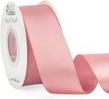 Ribbli Rose Gold Double Faced Satin Ribbon,1-1/2” x Continuous 25 Yards,Use for Bows Bouquet,Gift Wrapping,Wedding Decoration