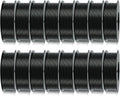 Kingroon 16KG Black PLA Filament 1.75mm 3D Printer Filament Pla Filament Dimensional Accuracy +/- 0.02mm, Fit Most FDM Printer, 1KG X 16 Spools