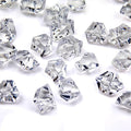 190Pcs Clear Vase Fillers, Fake Crush Ice Rocks Acrylic Diamonds for Wedding Centerpieces Home Party Table Scatter, 0.9 in Plastic Gems for Fish Tank Decor