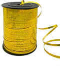 500 Yards Curling Ribbon-Balloon String for Birthday Gift Wrapping,Festival Party Decor,Ribbons & Bows for Christmas New Year Gifts Supplies (Laser Gold)