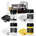Edible Glitter - 4 Colors 5g / Bottles Luster Dust Edible Glimmer Powder for Sparkling Drinks, Foods, Wine, Cake, Beverage - Food Grade Shimmer Dust Powder for Cocktails, Baking, Halloween Decoration