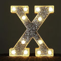 Light Up Letters - Marquee Signs for Table Decorations, Glitter Lighted Alphabet & Number Letters for Prom, Events or Engagement Parties