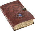 Vintage Leather Journal Handmade Buffalo Non-Refillable Deckle Edge Paper – Leather Bound Journal for Women Men Vintage C-Lock Closure Ideal for Writing & Travel for Artists