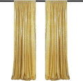 Gold Sequin Backdrop Curtains 2 Panels 4FTx8FT Glitter Gold Photo Backdrop Drapes Party Wedding Baby Shower Curtain Sparkle Photography Background