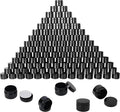 110 Packs 2 OZ Black Plastic Jars with black Lids, Body Butter Containers, Cosmetic Containers jars for Kitchen Ingredients, beads, sequins, Lotion, Cream, DIY Crafts and More by KUKLIPJIM