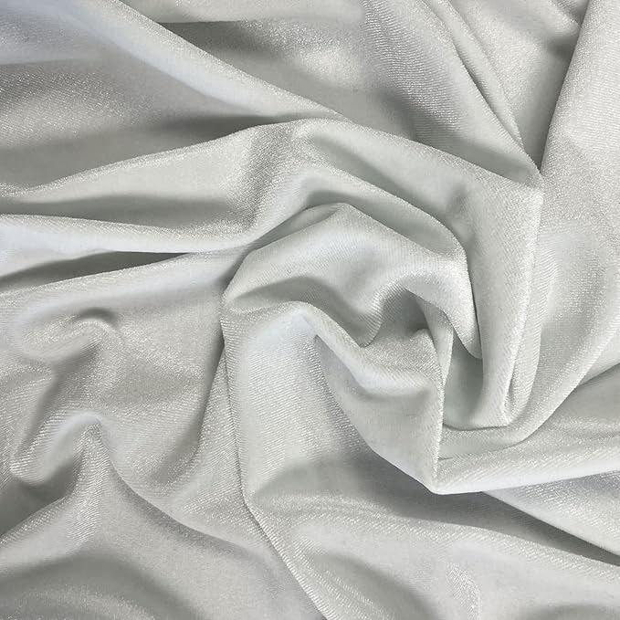Luxurious Velvet Table Runner, 10ft Wedding Reception Decorations, 20x120inch Soft Velvet Fabric, Table Linen Overlay, Wedding Table Runners (White, 20X120inch)