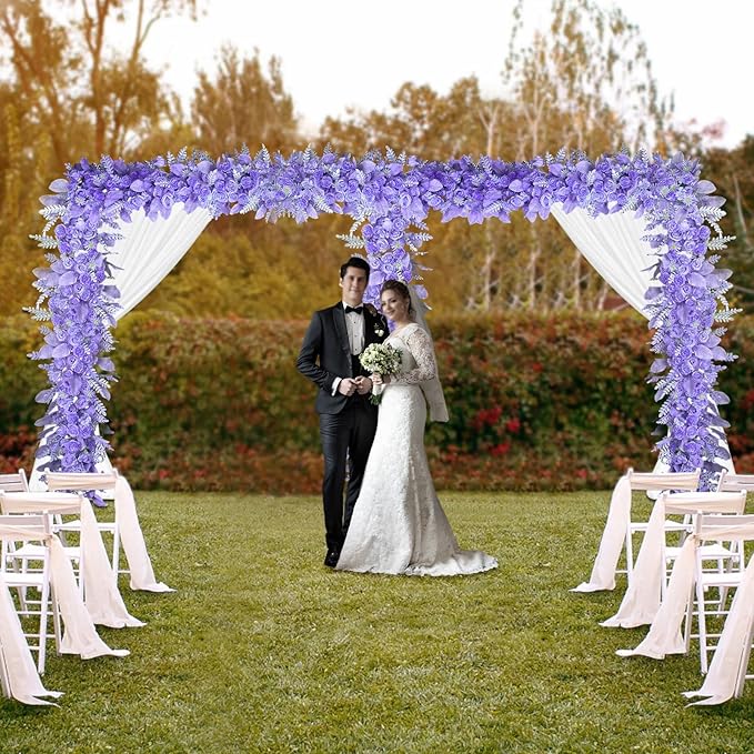 20ftx10ft Backdrop Stand Portable Pipe and Drape Poles Kit for Wedding Parties Curtains Stage Decoration Photography Photo Booth, Metal Curtain Frame Long Background Stand Support System