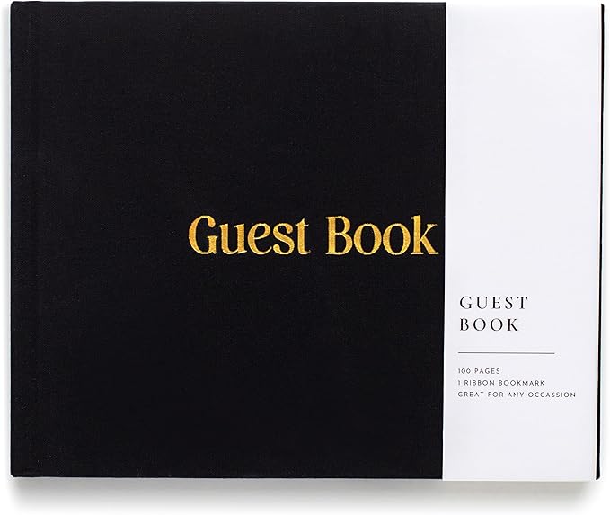 Lamare 2025 Graduation Guest Book – Elegant Guest Book for Party, Graduation, Baby Shower Guest Book & Polaroid Guest Book for Wedding