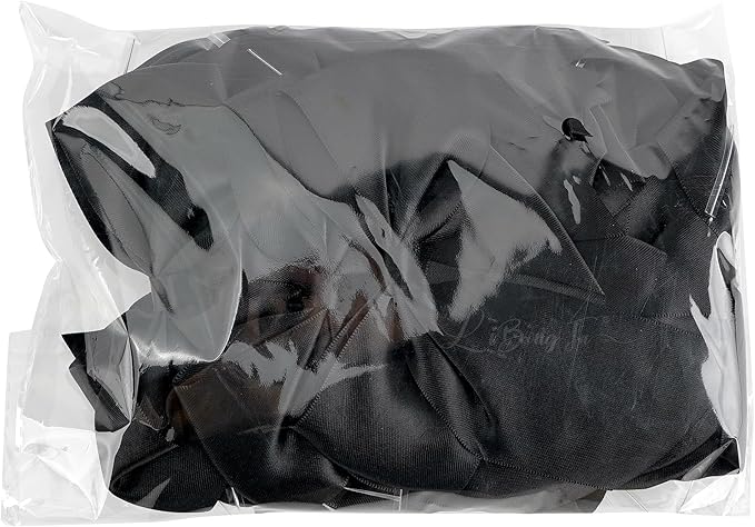 4.5" Satin Ribbon Black Bows for Gift Wrapping, Twist Tie Bows, Cute Bows for Crafts, Party Favors, Premade Bows Pre-Tied Decorative Bows for Flower Bouquets Candy Apple Bows-24 Counts