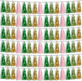 6P Sage-Green Pink-Gold Foil Fringe Metallic Tassel Garland, Tassels Banner Streamers for Parade Floats, Bachelorette, Wedding, Birthday, Graduation, Christmas, Bridal/Baby Shower Party Decorations