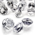 280Pcs Fake Diamonds for Wedding Centerpieces, Clear Vase Fillers Acrylic Crystal Gems for Marriage Anniversary Party Home Table Scatter Decor, 0.78in Rhinestone