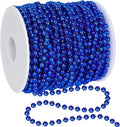 100 FT Christmas Tree Beads, Christmas Tree Garland Decoration, Plastic Hanging Beads Garland Chain Roll for Home Mantle Fireplace Wreath Decor Indoor Outdoor Xmas Tree DIY Supplies