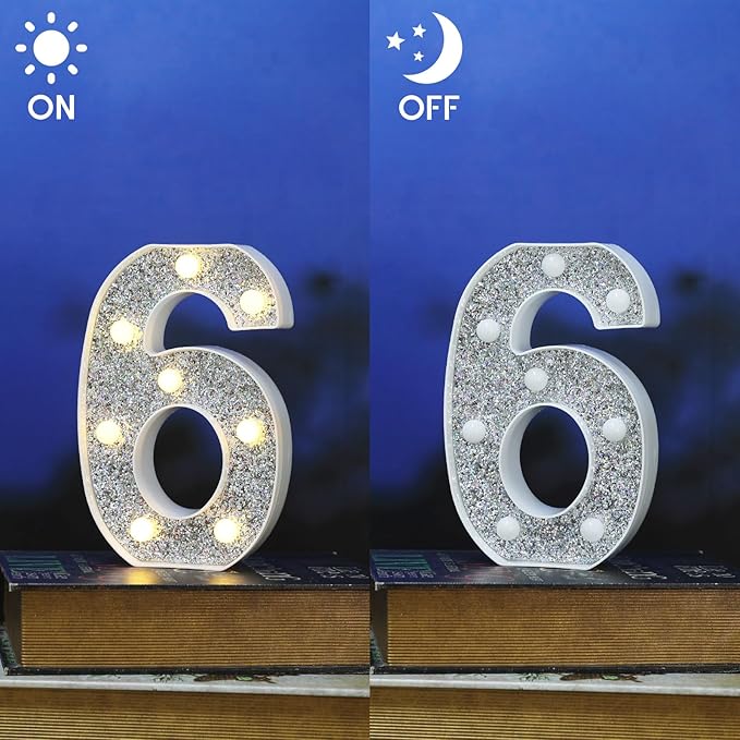 Light Up Letters - Glitter Marquee Signs for Prom, Events & Engagement Parties