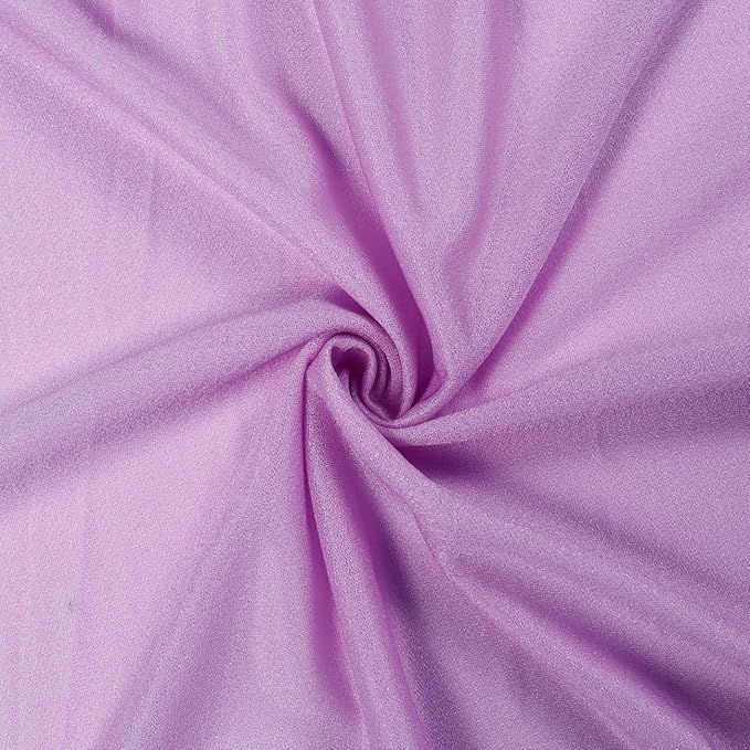 VDS Pack of 1 Panel (30 Inch X 20 Feet) Wedding Arch Draping Fabric Sheer Chiffon Fabric Drapery for Wedding Ceremony Reception Swag Backdrop Canopy Chuppah ARBO Altars Decoration (Orchid)