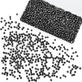 1200Pcs 4mm Crystal Glass Beads for Jewelry Making Beads for Bracelets Necklace Pendants Making Supplies(Black)
