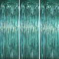 3 Pack 3.3 x 6.6 ft Dark Green Foil Fringe Backdrop Curtains, Tinsel Streamers Party Decorations, Fringe Backdrop for Birthday, Baby Shower, Gender Reveal, Graduation