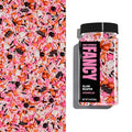 Fancy Sprinkles Limited Edition Halloween Glam Reaper Sprinkles Pink, Orange, Black, and White Crunchy Jimmies Candy Pearls, Bats and Pumpkins (0.5c)