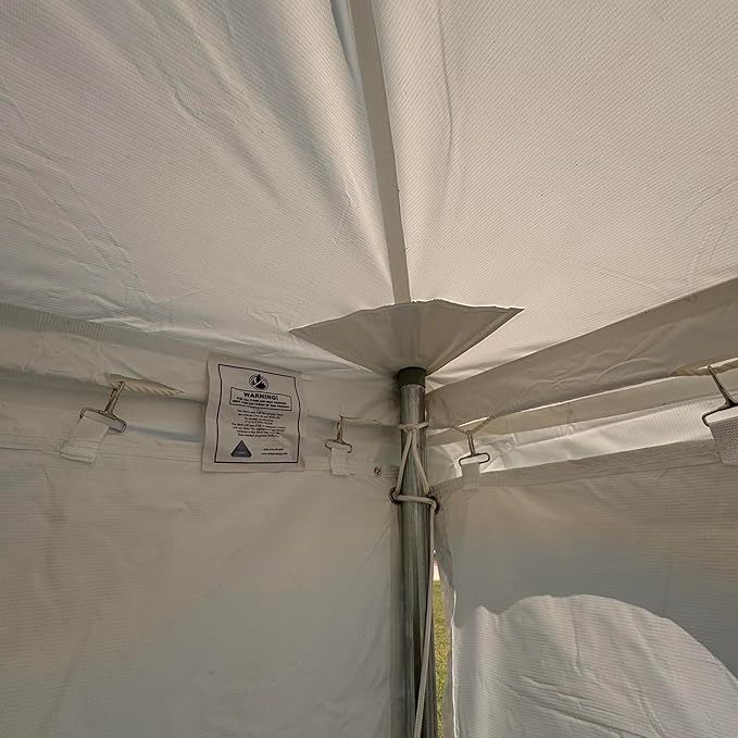 40'x20' PVC Pole Party Tent with Storage Bags, Tents for Parties, Fire Retardant (FR), Heavy Duty Wedding Tent Canopy, Outdoor Commercial Event Tents, Waterproof Top