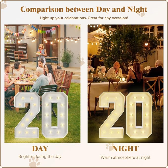 Marquee Light Up Letters: 3FT Large Decorative Signs for Party Decorations Baby Shower Birthday Wedding Engagement Anniversary, 3 Feet Tall Pre-Cut DIY Foamboard Letter S - Easy to Assemble