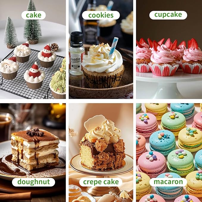 JCD 3 Packs Cake Cupcakes Combo Box 1+5 Cupcake Containers with Gift Ribbon Bento Clear Boxes (5 Cupcakes with Cake)(1+5/3Pcs)