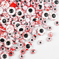 Halloween Sprinkles, Edible Eyeballs Candy, Bloody Eyes Sprinkles for Cake Decorating, Halloween Cupcake & Cookie Toppers, Creepy Party Candy Supplies, 180g/ 6.35oz