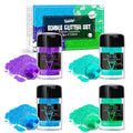 Edible Glitter - 4 Colors Luster Dust Edible Glimmer Powder for Sparkling Drinks, Foods, Wine, Beverage, Cake - Food Grade Shimmer Dust Powder for Baking, Cocktails, Cupcakes Decoration - 5g / Bottles