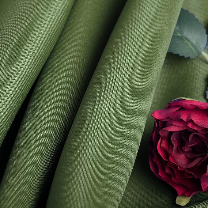 Ascoza 2pack 108 Inch Willow Round Tablecloth in Washable Polyester Fabric for Wedding/Banquet/Restaurant/Parties
