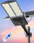 Gefolly SL-11000W Solar Street Light Outdoor 700000LM Commercial Parking Lot Lights Dusk to Dawn 6500K Flood Security Light IP67 Lamp with Motion Sensor for Basketball Court, Yard, Road