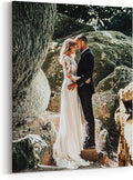 Personalized Custom Canvas Prints: Photo On Canvas (Framed Canvas, 11x14) Transform Your Photos into Stunning Framed Wall Art Digitally Printed Photo To Canvas Ideal for Home Decor, Gifts Keepsakes.