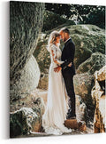 Personalized Custom Canvas Prints: Photo On Canvas (Framed Canvas, 16X24) Transform Your Photos into Stunning Framed Wall Art Digitally Printed Photo To Canvas Ideal for Home Decor