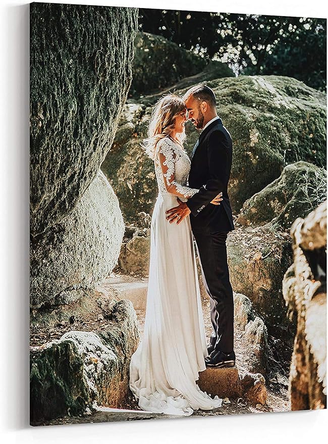 Personalized Custom Canvas Prints: Photo On Canvas (Framed Canvas, 8x10) Transform Your Photos into Stunning Framed Wall Art Digitally Printed Photo To Canvas Ideal for Home Decor, Gifts Keepsakes.