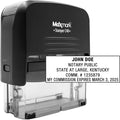 MaxMark Notary Stamp for State of Kentucky- Self Inking Stamp