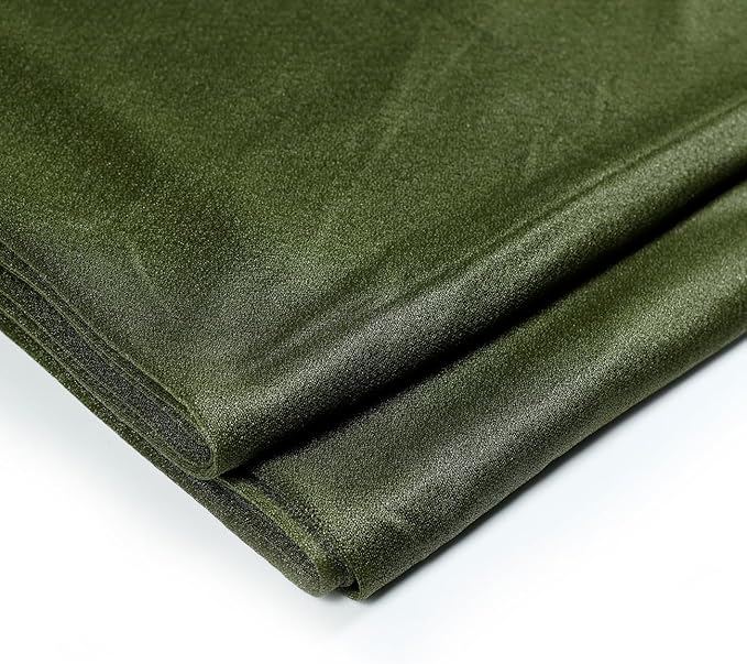 VDS Pack of 1 Panel (30 Inch X 20 Feet) Wedding Arch Draping Fabric Sheer Chiffon Fabric Drapery for Wedding Ceremony Reception Swag Backdrop Canopy Chuppah ARBO Altars Decoration (Olive)