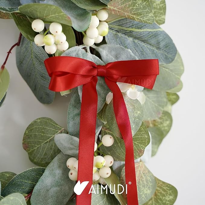AIMUDI Red Bow 5 × 10" Satin Bow for Gift Wrapping Twist Tie Bows Premade Ribbon Bows for Bouquets Invitations Baskets Crafts Wreaths Wedding Birthday Party Mother's Day Decorations, 36 PCs
