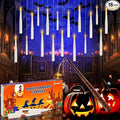 Floating Candles with Wand Remote, 20 Pcs Magic Halloween Hanging Candles, Flickering Warmer Light Flameless LED Candles with DIY Sticker, Battery Operated Halloween Decorations Gifts Indoor (18)