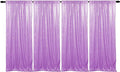 Lavender Sequin Backdrop Curtains 4 Panels 2FTx8FT Wedding Photo Backdrop Glitter Birthday Bridal Party Curtains Sparkle Background Drapes Parties Decor Curtains