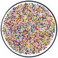 Sentovac Rainbow Nonpareils Sprinkles Edible 2mm Mini Peals Sprinkle for Cake Decorating Sugar Candy Cookie Cupcake Topper Baking Decorations Halloween Christmas Valentine Supplies