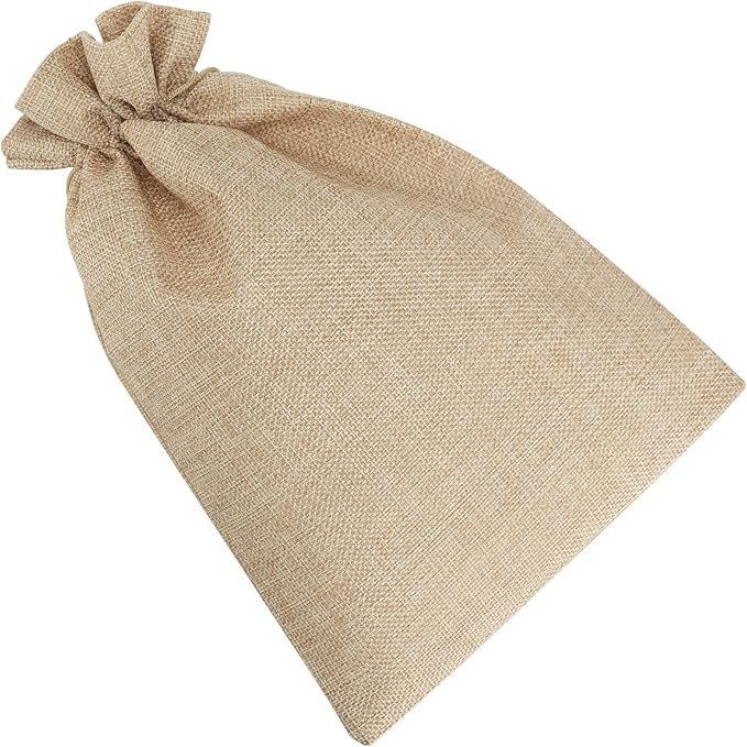 MOUYAT 30 PCS 8 x 12 Inch Burlap Bags with Drawstring, Reusable Burlap Drawstring Gift Bags, Party Favor Sacks Bulk for Wedding Party Christmas Birthday Presents Snacks Jewelry Kitchen Storage