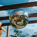 Yescom 16" Large Disco Ball Mirror Big Hanging Glass Decoration for 70s 80s Party Events Wedding DJ Dance Club Bar Stage Lighting Business Holiday Home Decor Silver