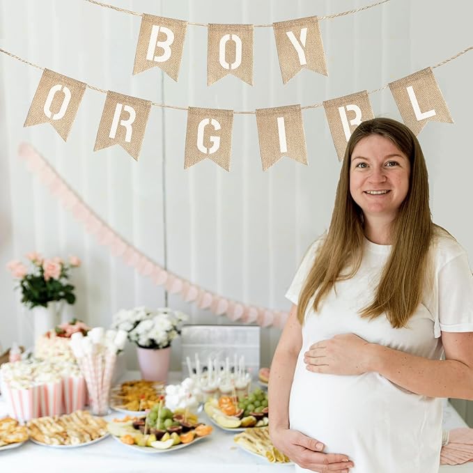 48 PCS Burlap Banner DIY Kit With 42 PCS Letter Stencil Banner Burlap Painting For Party Decorations Swallowtail Flags For Birthday