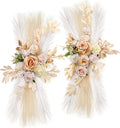 Wedding Arch Flowers, Artificial Flowers for Reception Backdrop and Welcome Ceremony Sign, Large Flower Swag for Dreamy Romantic Wedding Ceremony Floral Decor - Pack of 2