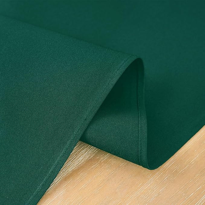 2 Pack Green Table Runner 12 x 60 Inch Solid Color Farmhouse Runners Coffee Table Dresser for Daily Party Home Decoration