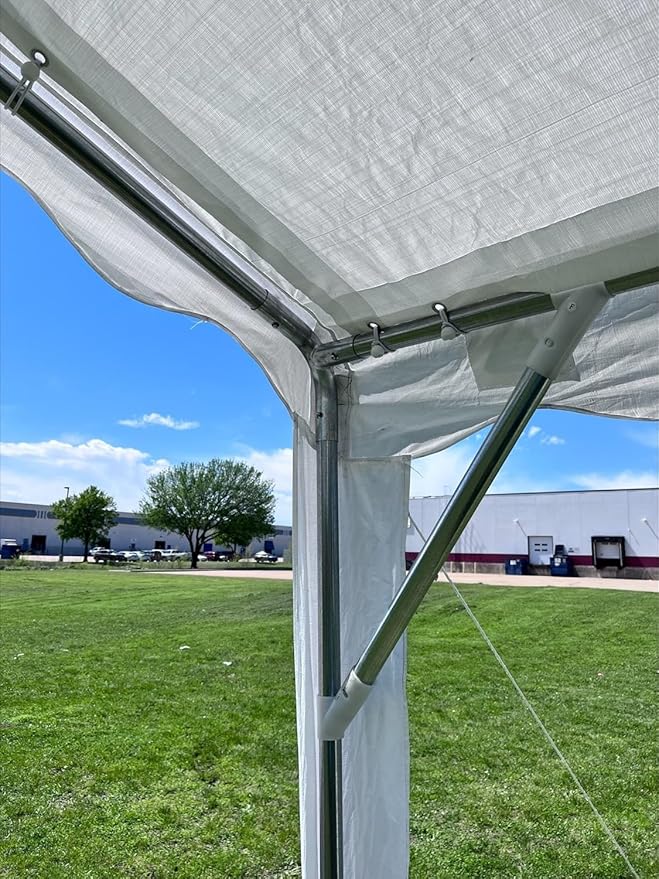 DELTA 32'x16' Budget PE Party Tent - B Model,+ (2) Long Storage Bags Tents for Parties Outdoor Large Commercial Canopy Wedding Event Tents with Removable Sidewalls for Patio Outdoor Events