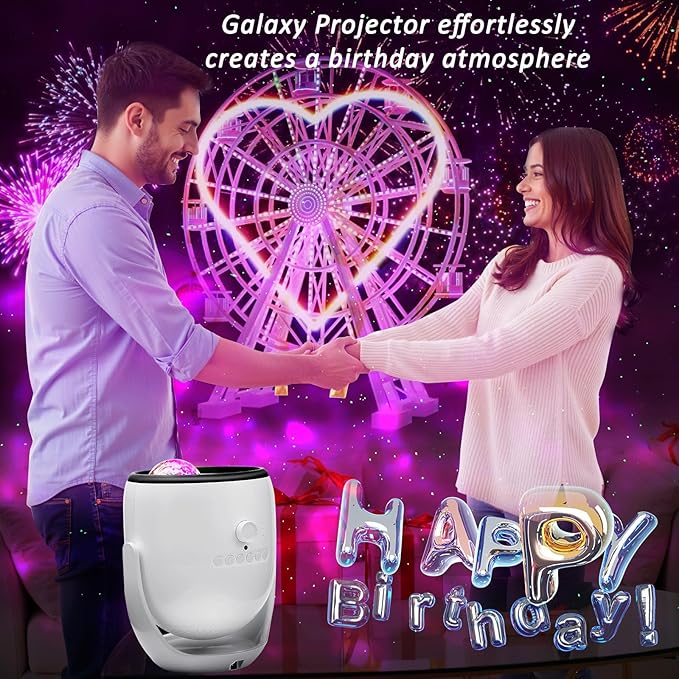 3D Theme Projector, HD Naked-Eye 3D Starry Sky Projector, Theme Dynamic Night Light, Includes Remote Control, Timer Function, and Bluetooth Speaker. Ideal for Home Decor and Leisure Entertainment.