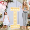 4ft Marquee for Letters I, Large Light up Letters, Multifunctional Large Marquee for Letters 4 Feet Tall for Party Decorations, Letter Balloons, Wedding Decor, Proposal Decorations (Letters I)