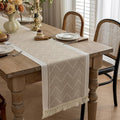 Table Runners 107 Inches,Waterproof Boho Table Runner with Tassel Fringe,Table Runner for Party Coffee Table